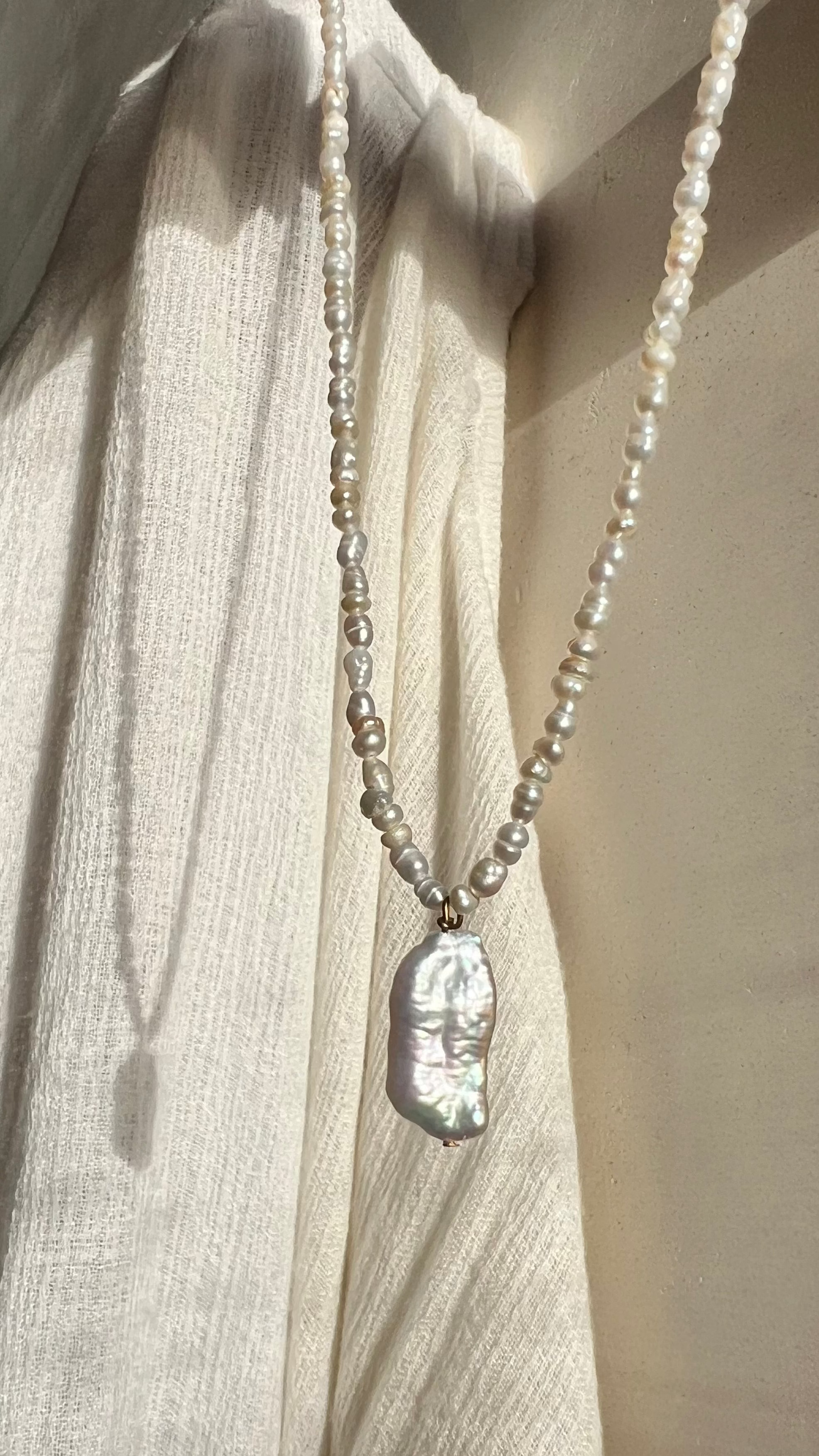 Baroque Pearl Choker