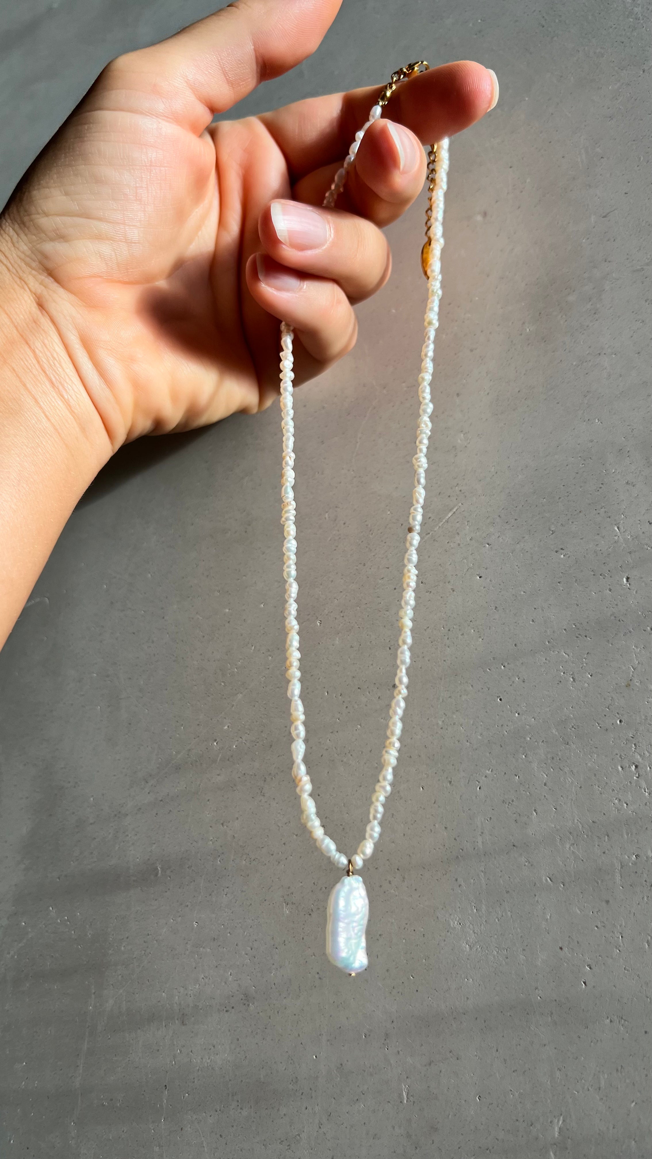 Baroque Pearl Choker