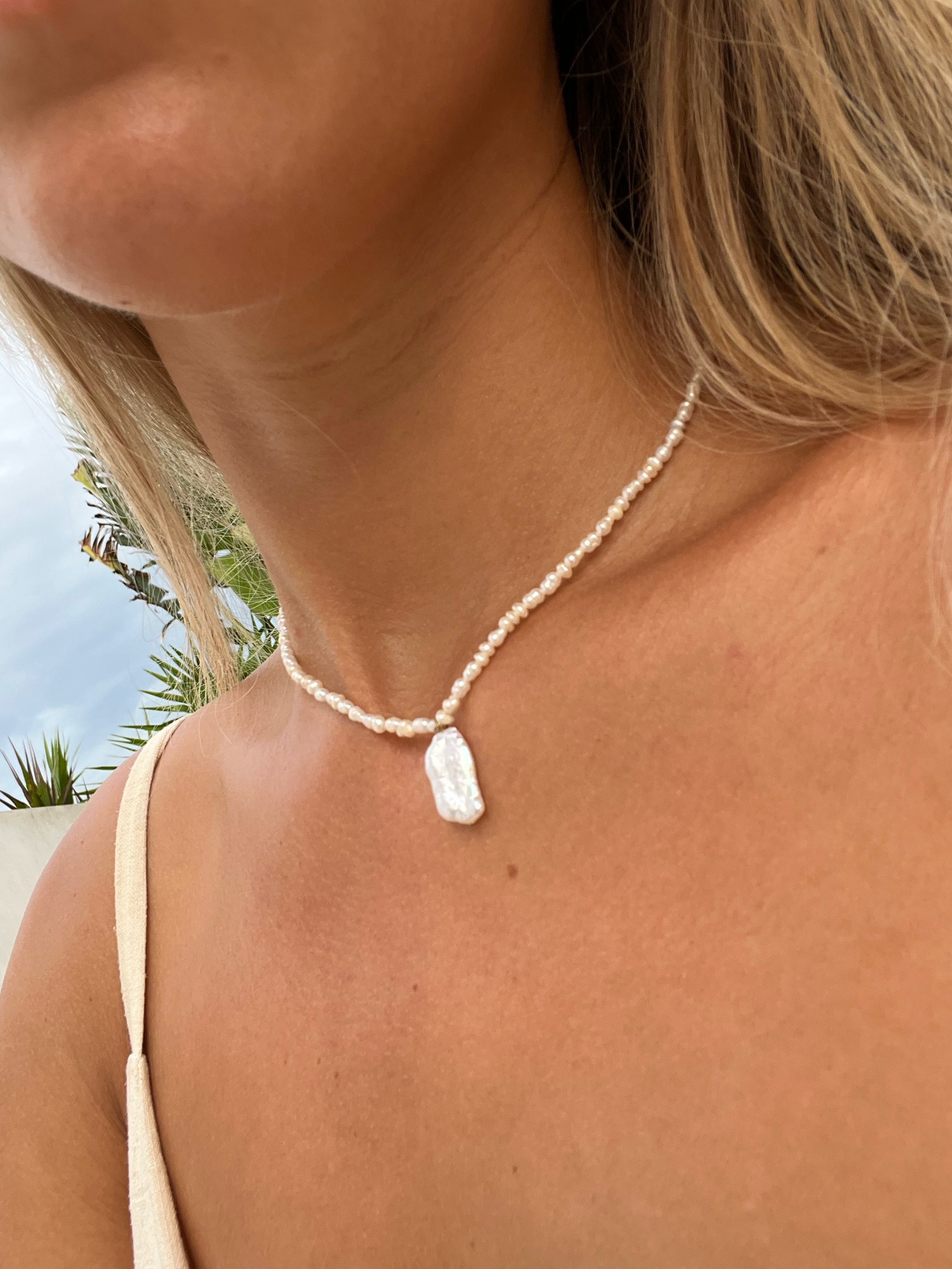 Baroque Pearl Choker