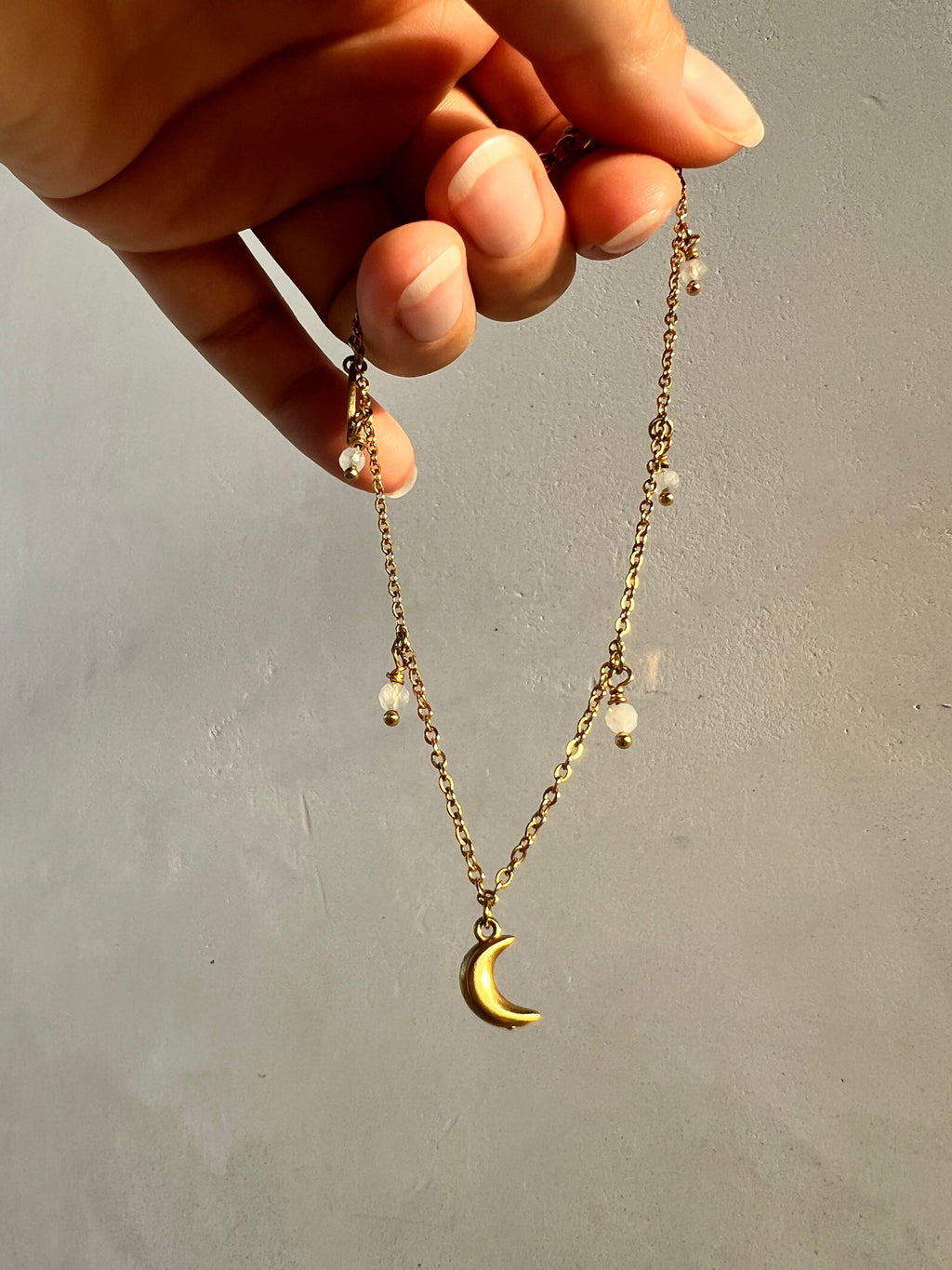 Moonstone Anklet