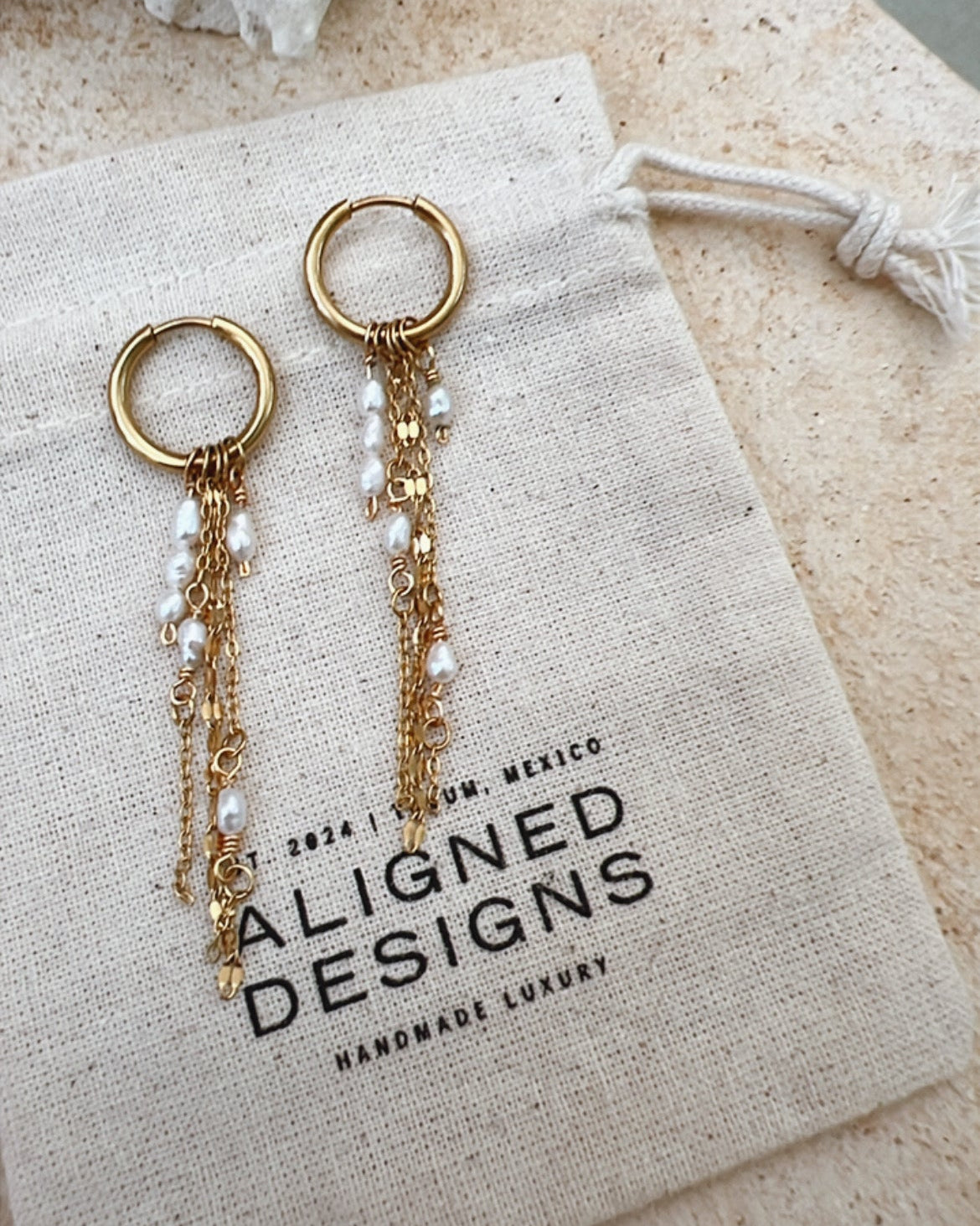 Pearl Dangle Earrings