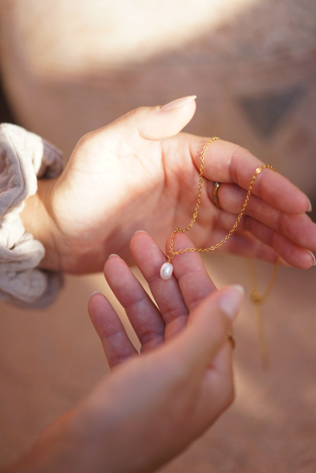 Pearl Pendant Choker